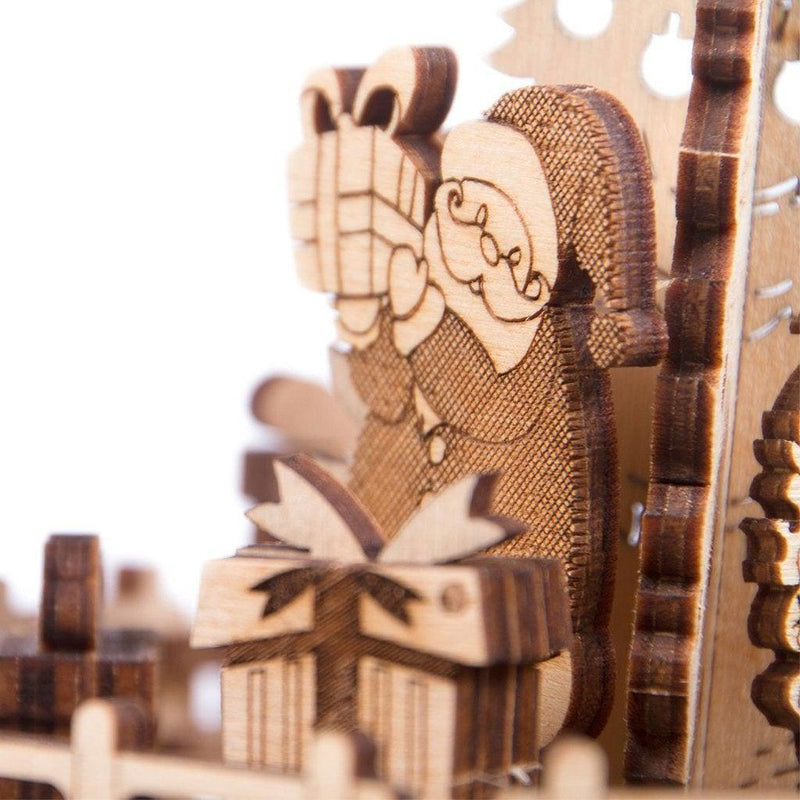 Gifts from Santa - 3D mekanisk 3D byggesett i tre fra WoodTrick