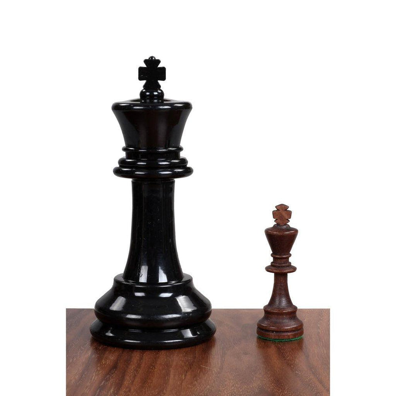 Gigantsjakk-sett | 20 cm høyde-Gigantspill-Sunrise Chess-Kvalitetstid AS