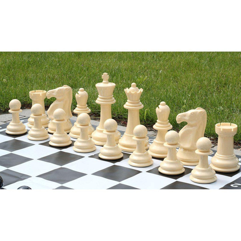 Gigantsjakk-sett | 20 cm høyde-Gigantspill-Sunrise Chess-Kvalitetstid AS