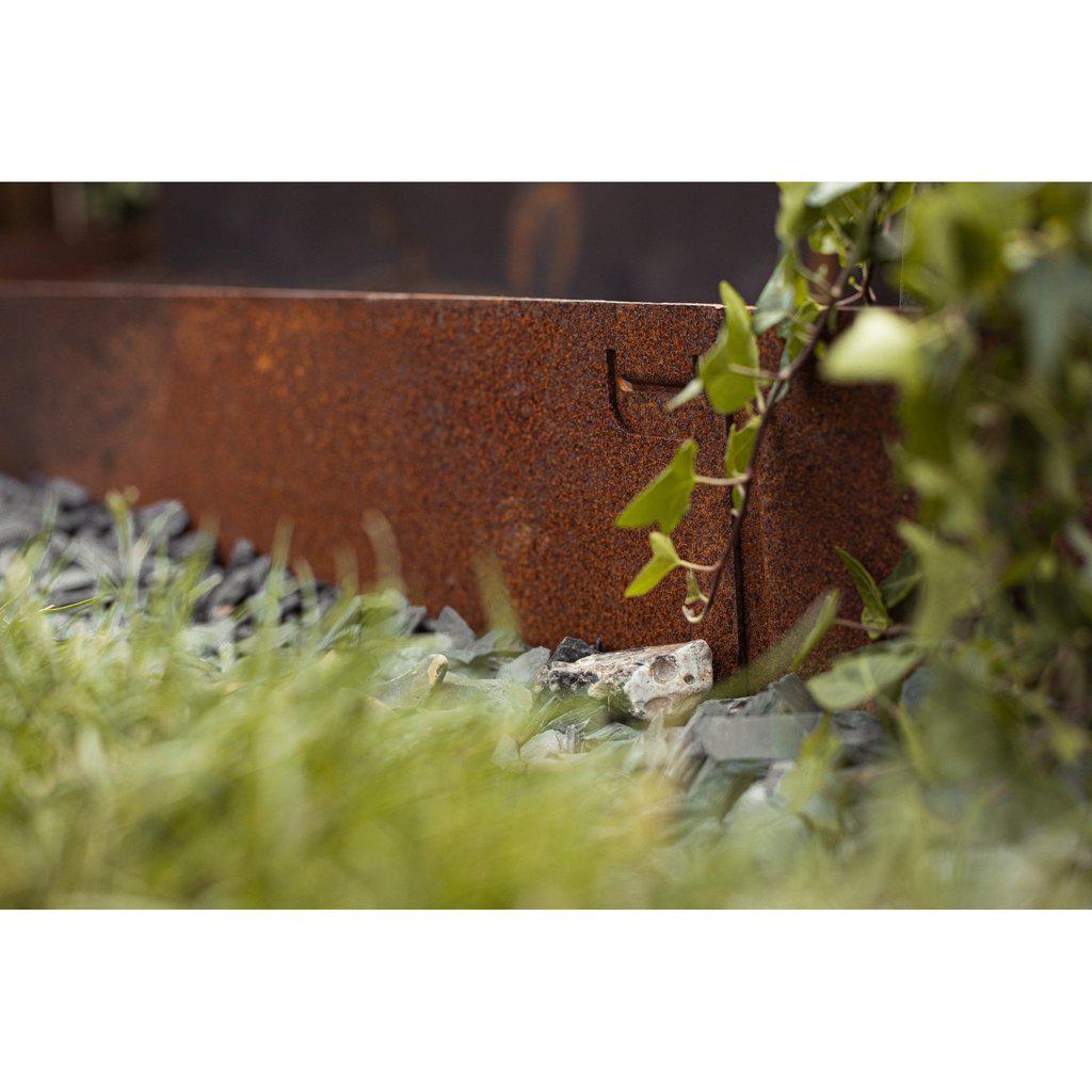 Hagekanter | Cor-Ten - 100mm-Hage-Core Landscape Products-Kvalitetstid AS