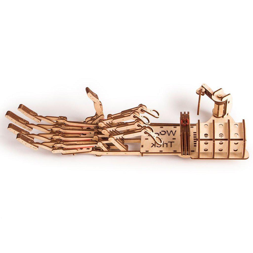 Hand - 3D mekanisk 3D byggesett i tre fra WoodTrick