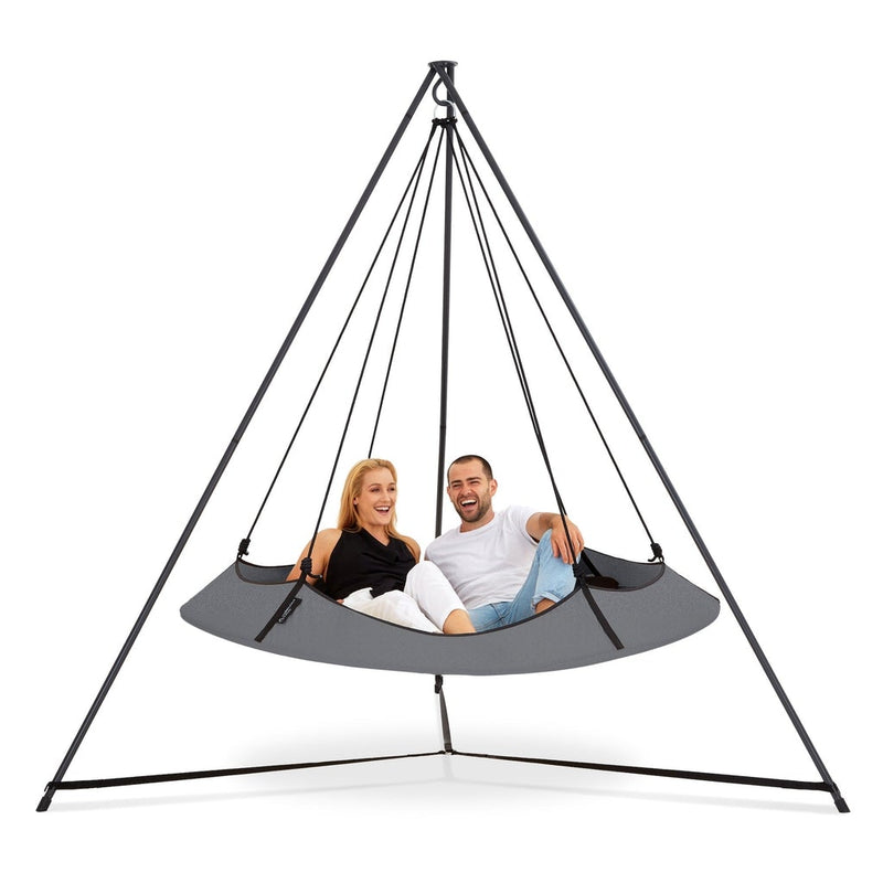 Hangout Pod Hengekøye-Hengekøyer-Tareo Group-Krem (sorte tau)-Kvalitetstid AS