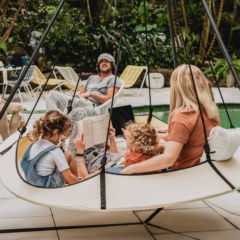 Hangout Pod Stativ-Hengekøyer Stativer-Tareo Group-sort-Kvalitetstid AS