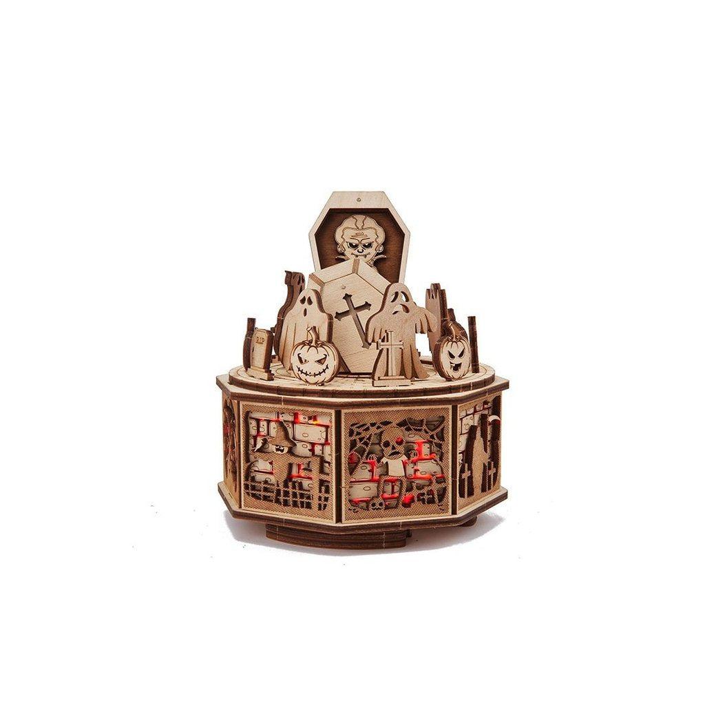 Happy-Halloween---3D-wooden-mechanical-model-kit-by-WoodTrick