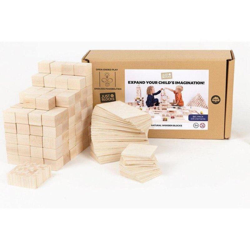 Just Blocks BIG Pack byggeklosser - 336 deler-Leker-Just Blocks-Kvalitetstid AS
