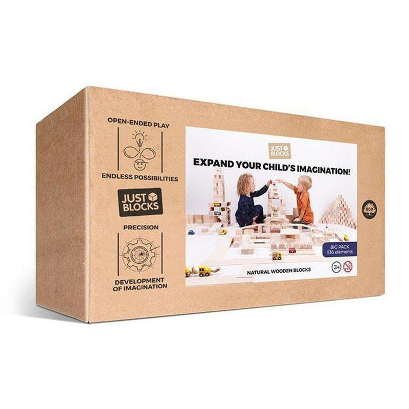 Just Blocks BIG Pack byggeklosser - 336 deler-Leker-Just Blocks-Kvalitetstid AS