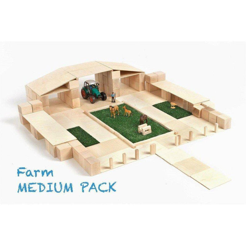 Just Blocks Medium Pack byggeklosser - 166 deler-Leker-Just Blocks-Kvalitetstid AS