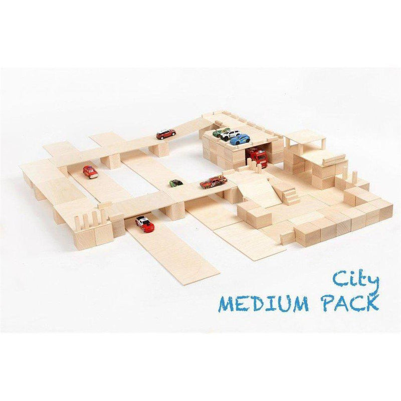 Just Blocks Medium Pack byggeklosser - 166 deler-Leker-Just Blocks-Kvalitetstid AS