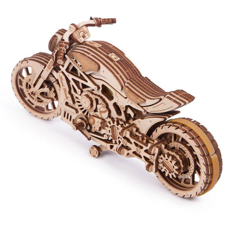 Motorcycle DMS - 3D mekanisk 3D byggesett i tre fra WoodTrick