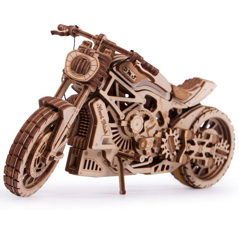 Motorcycle DMS - 3D mekanisk 3D byggesett i tre fra WoodTrick