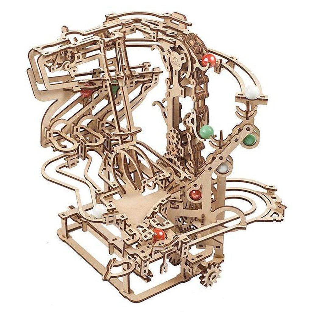 Marmorbane - Baneløp med klinkekuler - 3D puslespill-Ugears-Kvalitetstid AS