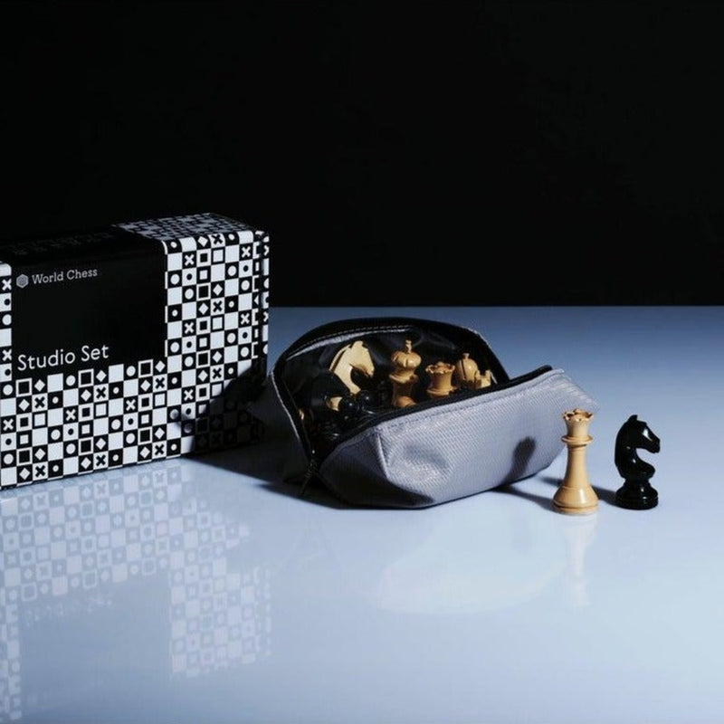 Klubbsjakkbrikker | Official Wоrld Chess Club Set (club-size)-Sjakkbrikker-World Chess-Kvalitetstid AS