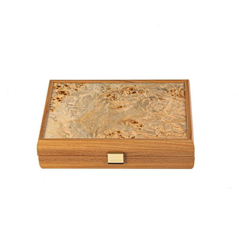 PLASTIC COATED PLAYING CARDS in wooden case with Lupo burl-Playing Cards-Manopoulos-Medium-Kvalitetstid AS