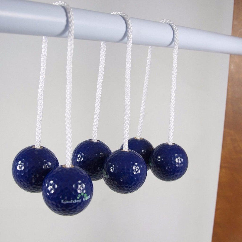 Laddergolf | Stigegolf | Ekstra bolaer -Hvit snor-Tilbehør-Uber Games-Blå-Kvalitetstid AS