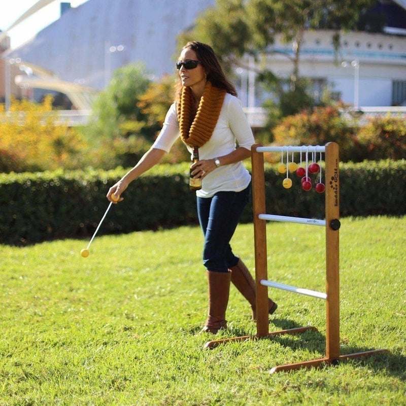 Laddergolf / Stigegolf (orginalen)-Utespill-Tosso-Rød/gul-Kvalitetstid AS