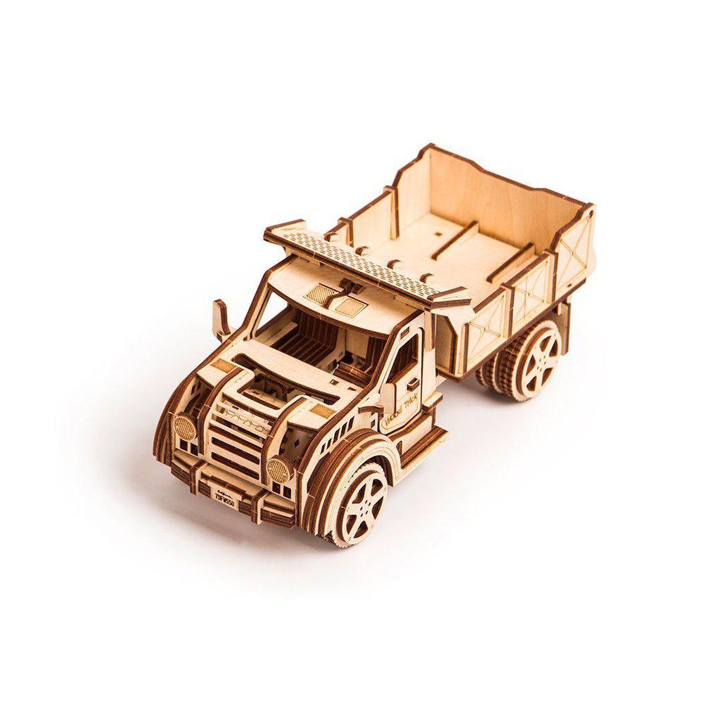American Truck - 3D mekanisk 3D byggesett i tre fra WoodTrick