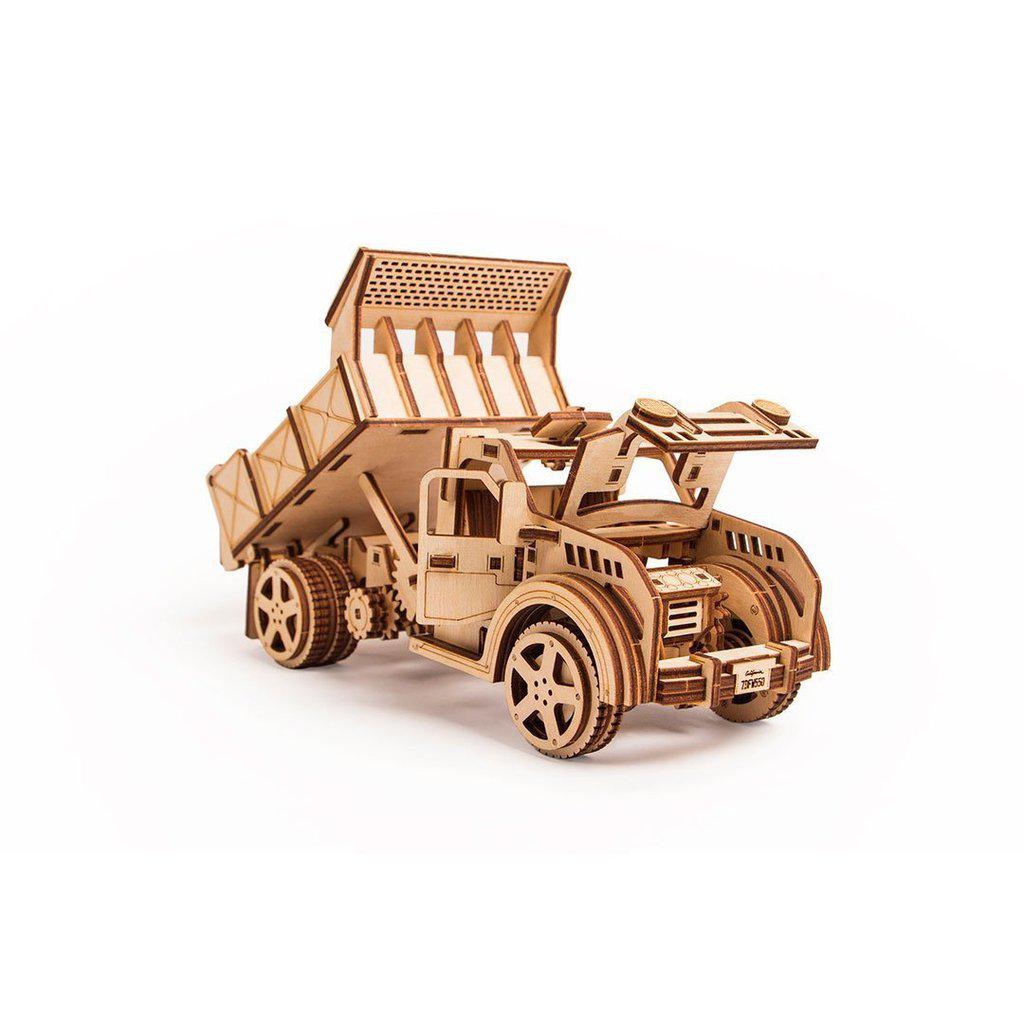 American Truck - 3D mekanisk 3D byggesett i tre fra WoodTrick
