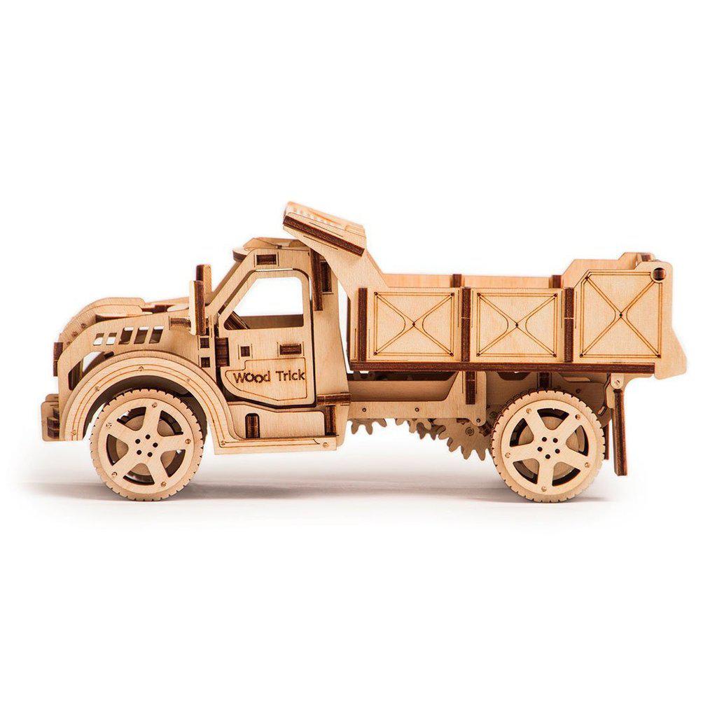 American Truck - 3D mekanisk 3D byggesett i tre fra WoodTrick