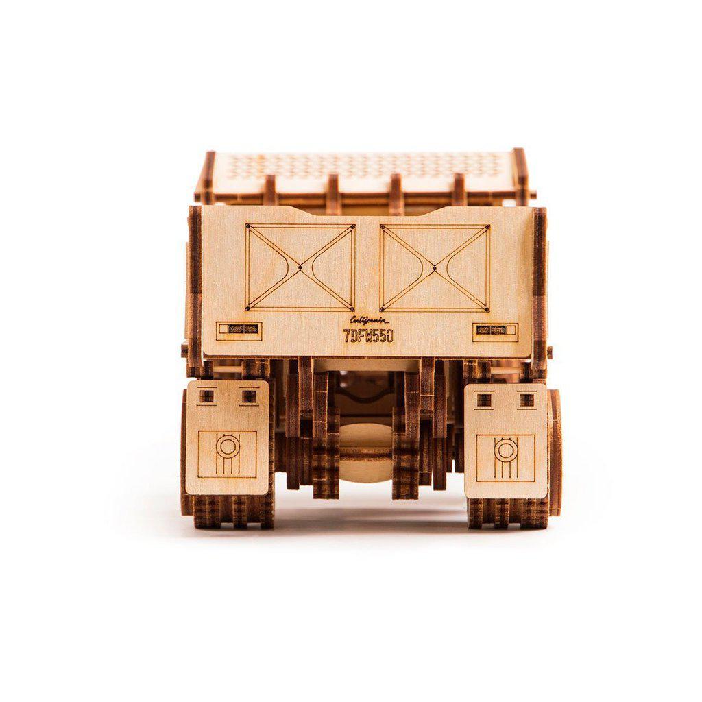 American Truck - 3D mekanisk 3D byggesett i tre fra WoodTrick