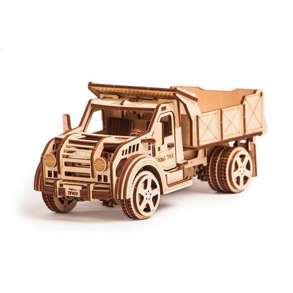 American Truck - 3D mekanisk 3D byggesett i tre fra WoodTrick