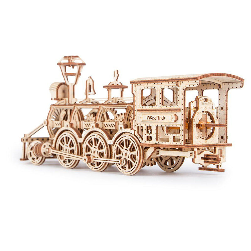 Locomotive R17 - 3D mekanisk 3D byggesett i tre fra WoodTrick