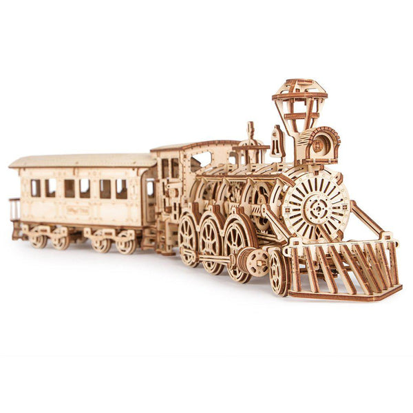 Locomotive R17 - 3D mekanisk 3D byggesett i tre fra WoodTrick