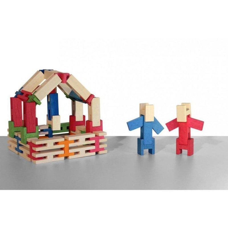Luco byggeklosser 260 deler (farger)-Luco byggeklosser-Luco Toys-Kvalitetstid AS