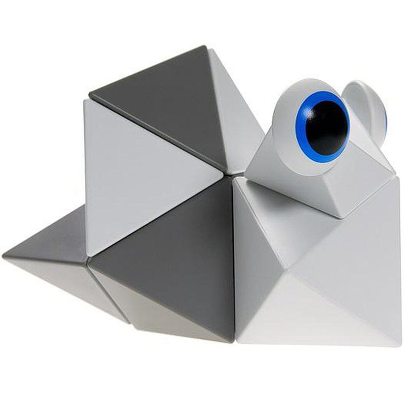 Magnetiske byggeklosser | TRIDO kreativ - 12 deler-Byggesett-Trido-Gråtoner-Kvalitetstid AS
