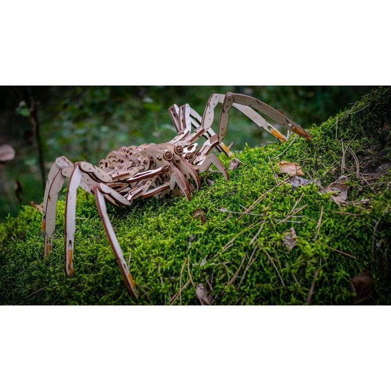 Mekanisk edderkopp-Byggesett-Eco-Wood-Art-Kvalitetstid AS