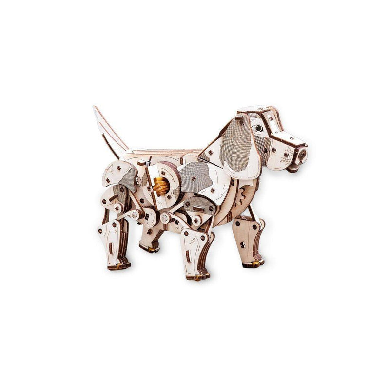 Mekanisk hund-Byggesett-Eco-Wood-Art-Kvalitetstid AS