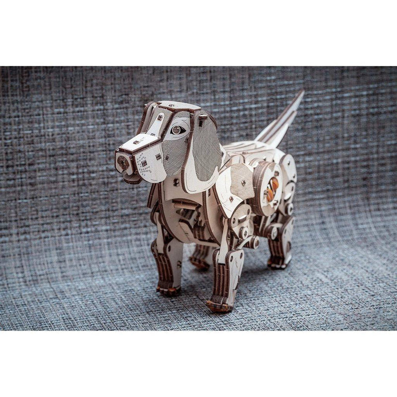 Mekanisk hund-Byggesett-Eco-Wood-Art-Kvalitetstid AS