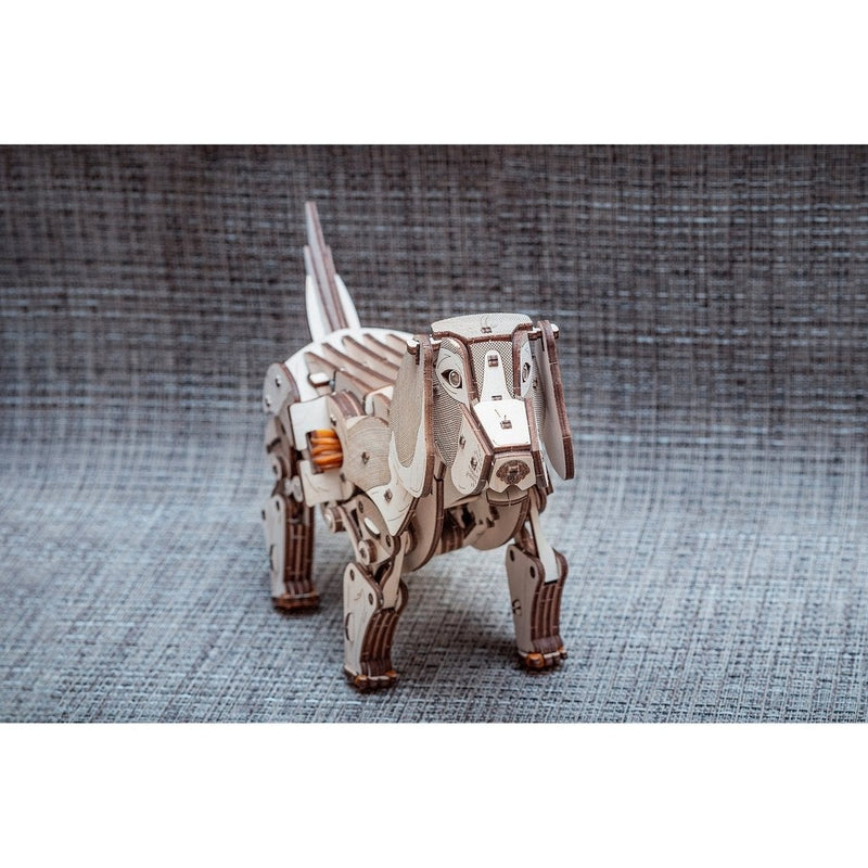 Mekanisk hund-Byggesett-Eco-Wood-Art-Kvalitetstid AS