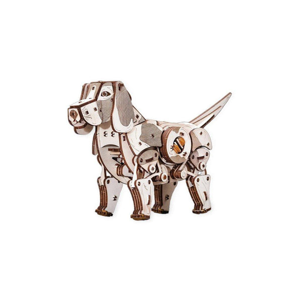 Mekanisk hund-Byggesett-Eco-Wood-Art-Kvalitetstid AS
