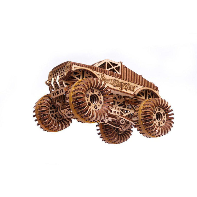 Monster-Truck-3D-wooden-mechanical-model-kit-by-WoodTrick