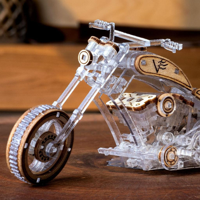 Motorsykkel | Chopper-V1-Byggesett - mekaniske-Veter Models-Kvalitetstid AS