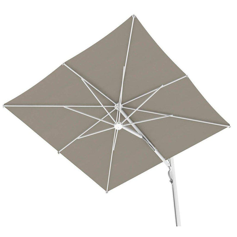 Parasoll Astro | m/sidearm | Spacegrey / Starwhite / Carbon -Sidestilte parasoller-Scolaro-3x3-Natur-Spacegrey-Kvalitetstid AS