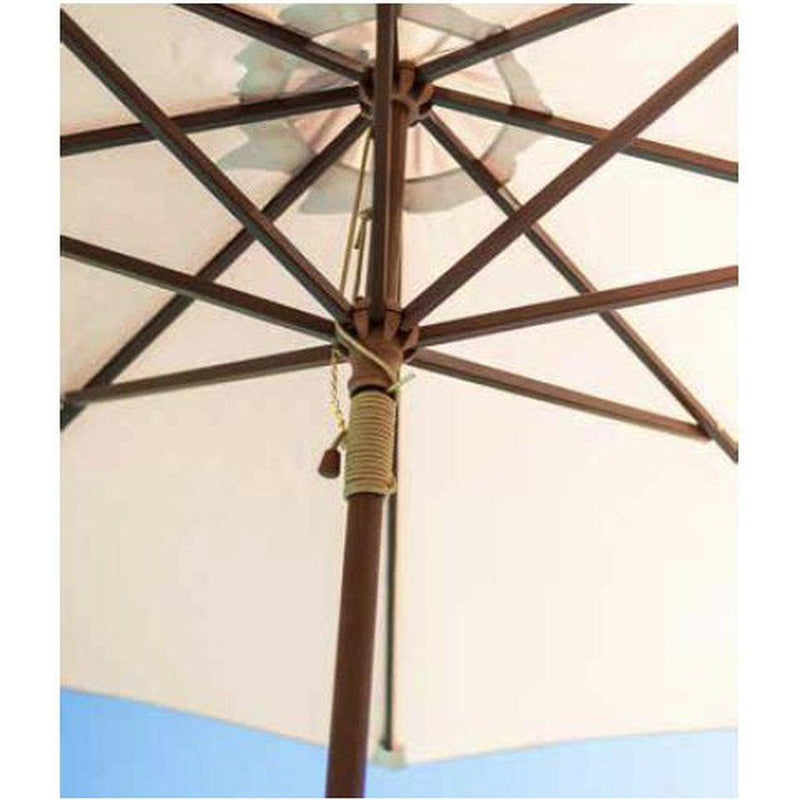 Parasoll Hardwood | 3,0 m-Utemøbler-Alexander Rose-Grønn-Kvalitetstid AS