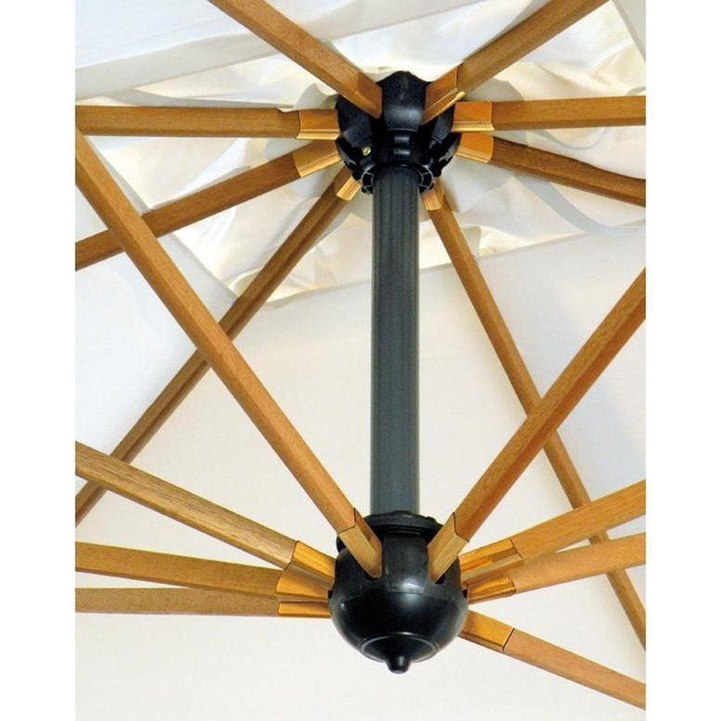 Parasoll Palladio Braccio | m/sidearm-Sidestilte parasoller-Scolaro-3.5 (rund)-Natur-Uten volanger-Kvalitetstid AS