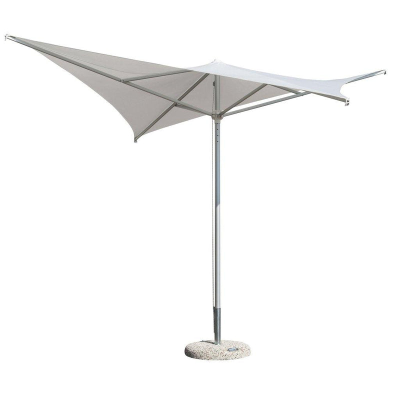Parasoll Vela | midtstilt stang-Midtstilte parasoller-Scolaro-2x2-Grå taupe-Uten volanger-Kvalitetstid AS