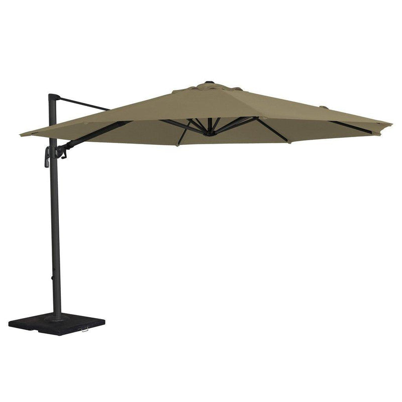 Parasoll med sidearm | 3,5m-Sidestilte parasoller-Alexander Rose-Beige-Kvalitetstid AS