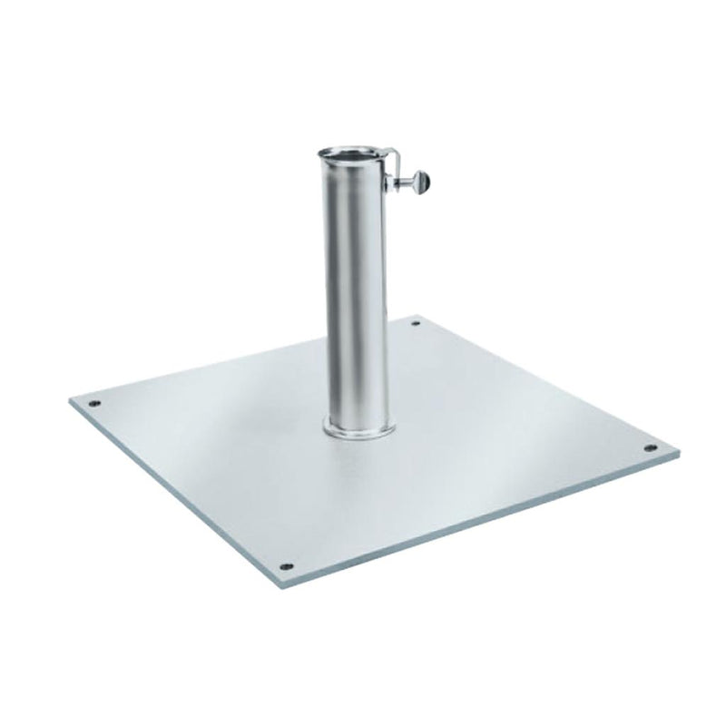 Parasollfot | For innfesting mot underlag | BF6565 - 35kg-Parasoll-tilbehør-Scolaro-Metall-45 mm-35 kg-Kvalitetstid AS