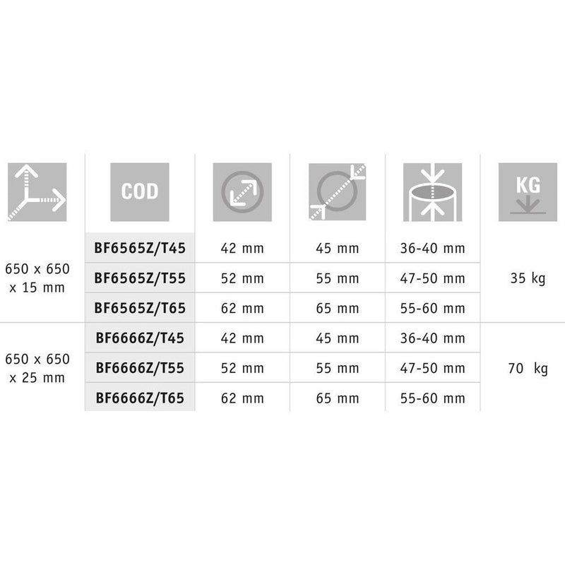 Parasollfot | Kan boltes fast | BF65/BF66 -35/70kg-Tilbehør-Scolaro-35kg-Antrasitt grå-Kvalitetstid AS