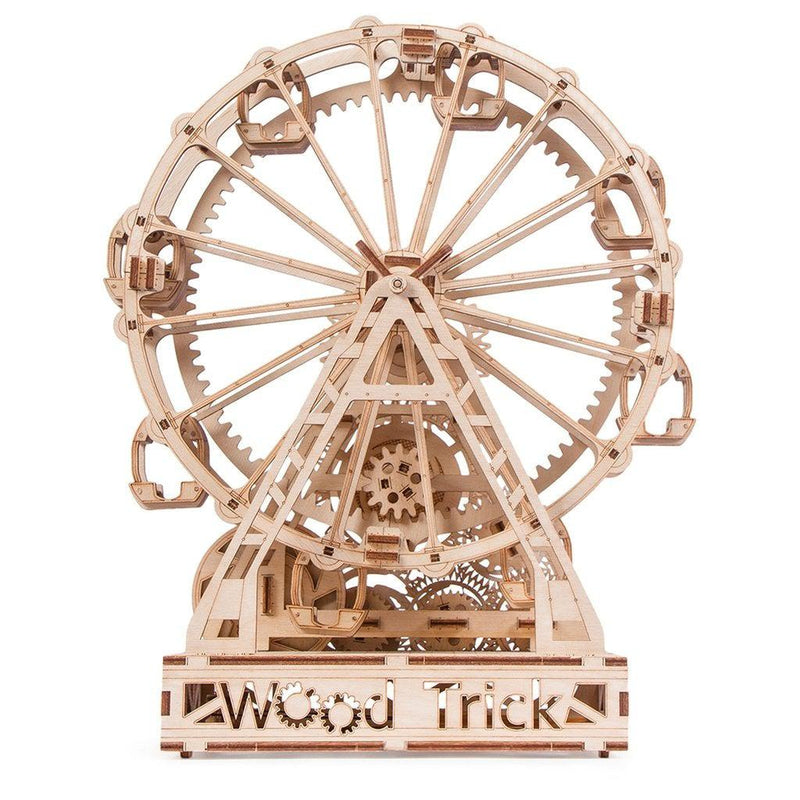 Mechanical Ferris Wheel - 3D mekanisk 3D byggesett i tre fra WoodTrick