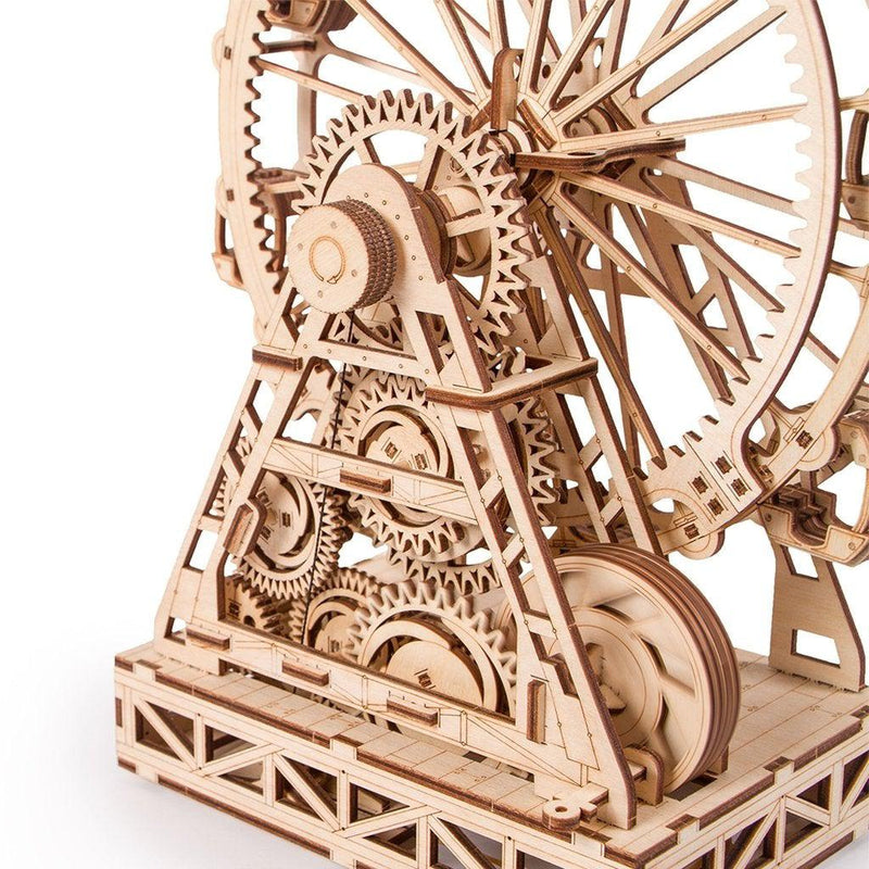 Mechanical Ferris Wheel - 3D mekanisk 3D byggesett i tre fra WoodTrick