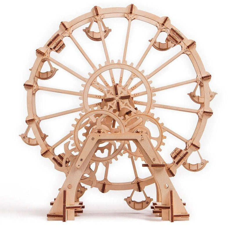 Ferris Wheel - 3D mekanisk 3D byggesett i tre fra WoodTrick