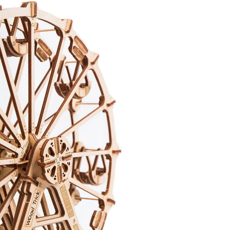 Ferris Wheel - 3D mekanisk 3D byggesett i tre fra WoodTrick