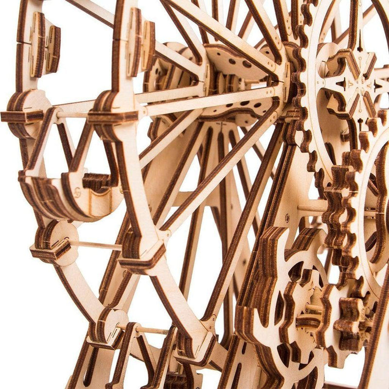 Ferris Wheel - 3D mekanisk 3D byggesett i tre fra WoodTrick