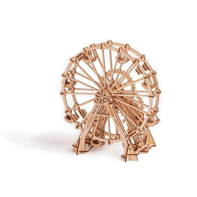 Ferris Wheel 3D mekanisk 3D byggesett i tre fra WoodTrick