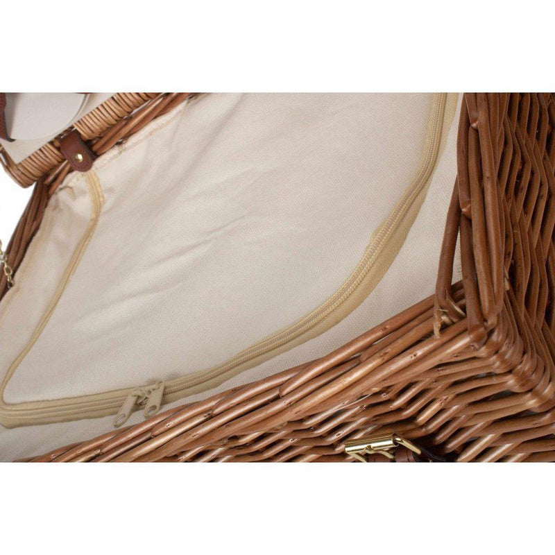 Picnic-kurv | Klassisk | 6 personer-Picnic-Willow Direct-Kvalitetstid AS