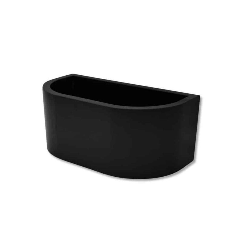 Plantekasse | Avrundet | Sort-Plantekasser-Core Landscape Products-60 x 30 x 30cm-Kvalitetstid AS